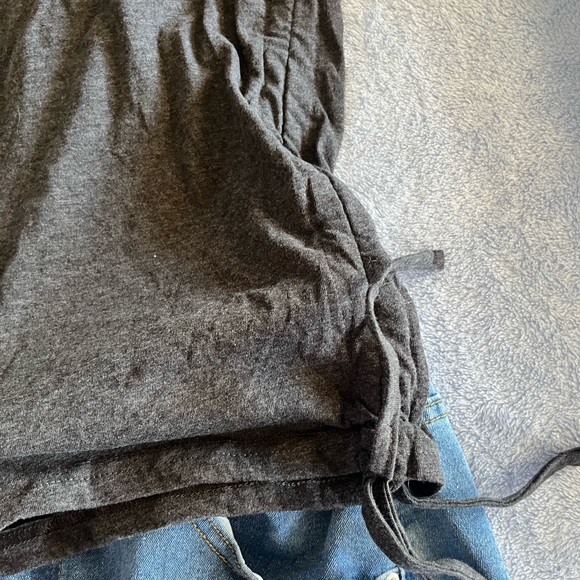 Denim Mini Skirt W Cinch Sides T Shirts S Lot Of 3 - Picture 4 of 12